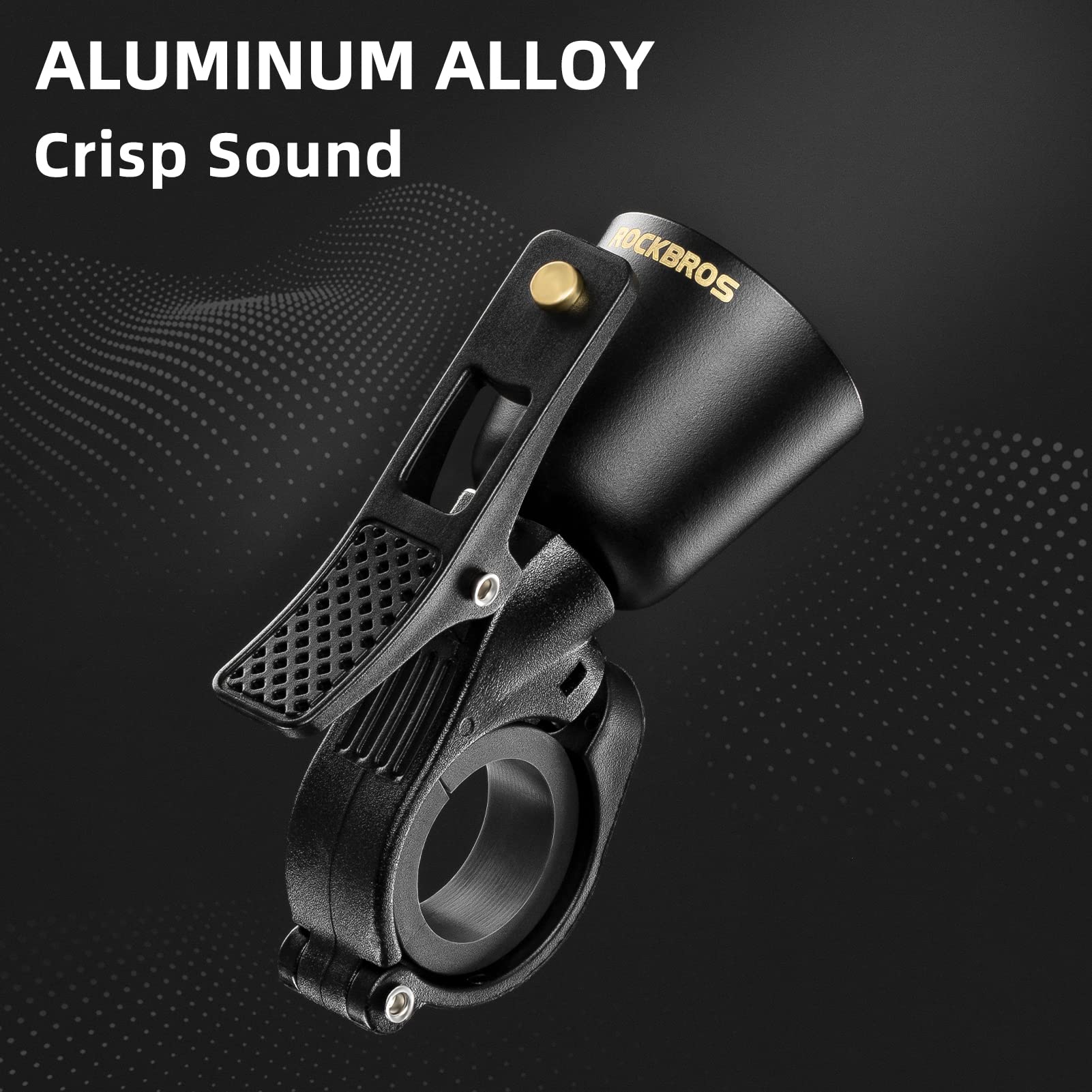 ROCKBROS Bike Bell Classic Bicycle Bell Mountain Bike Bells for Adults with Loud Sound and Fit for 0.87-1.25in/22.2-31.8mm Bicycle Handlebars - Image 4