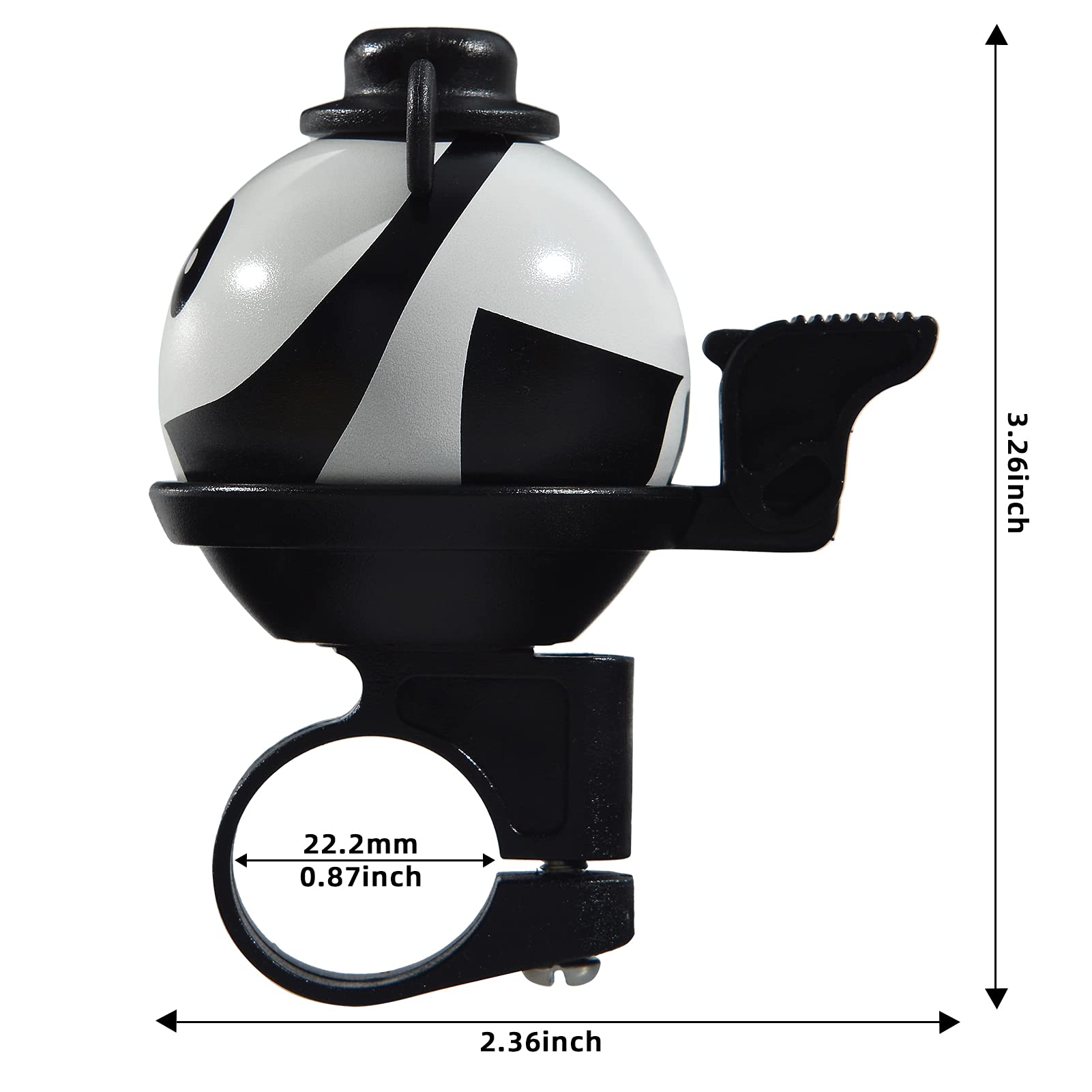 ROCKBROS Bike Bell for Kids Bicycle Bells Cycling Bells Cute Ring Ball Bike Accessories for Girls Boys Scooter Bike - Image 3