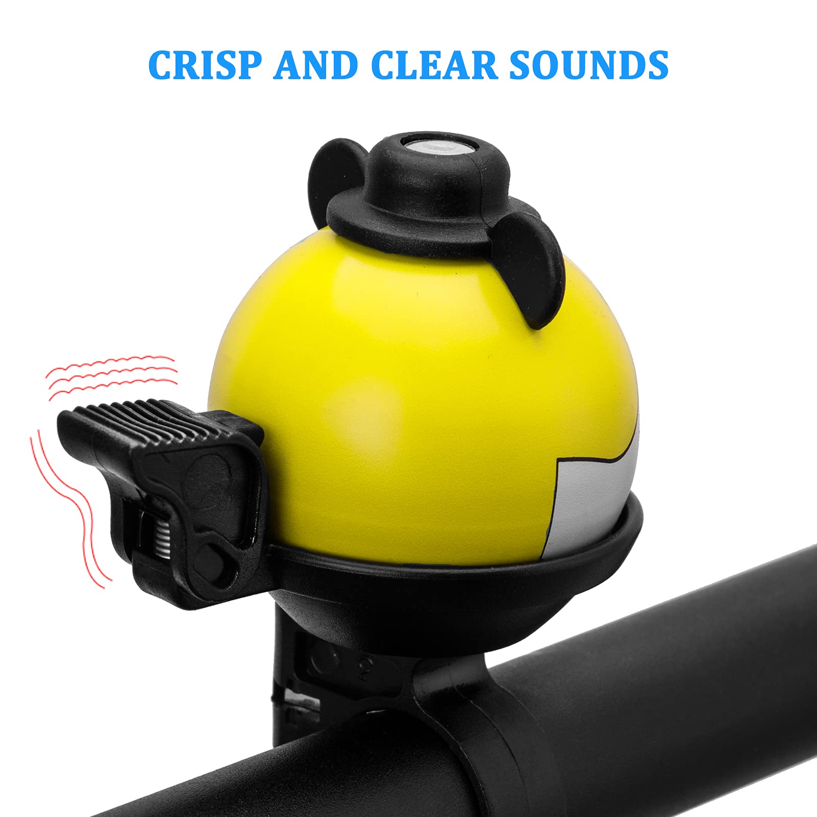 ROCKBROS Bike Bell for Kids Bicycle Bells Cycling Bells Cute Ring Ball Bike Accessories for Girls Boys Scooter Bike - Image 5