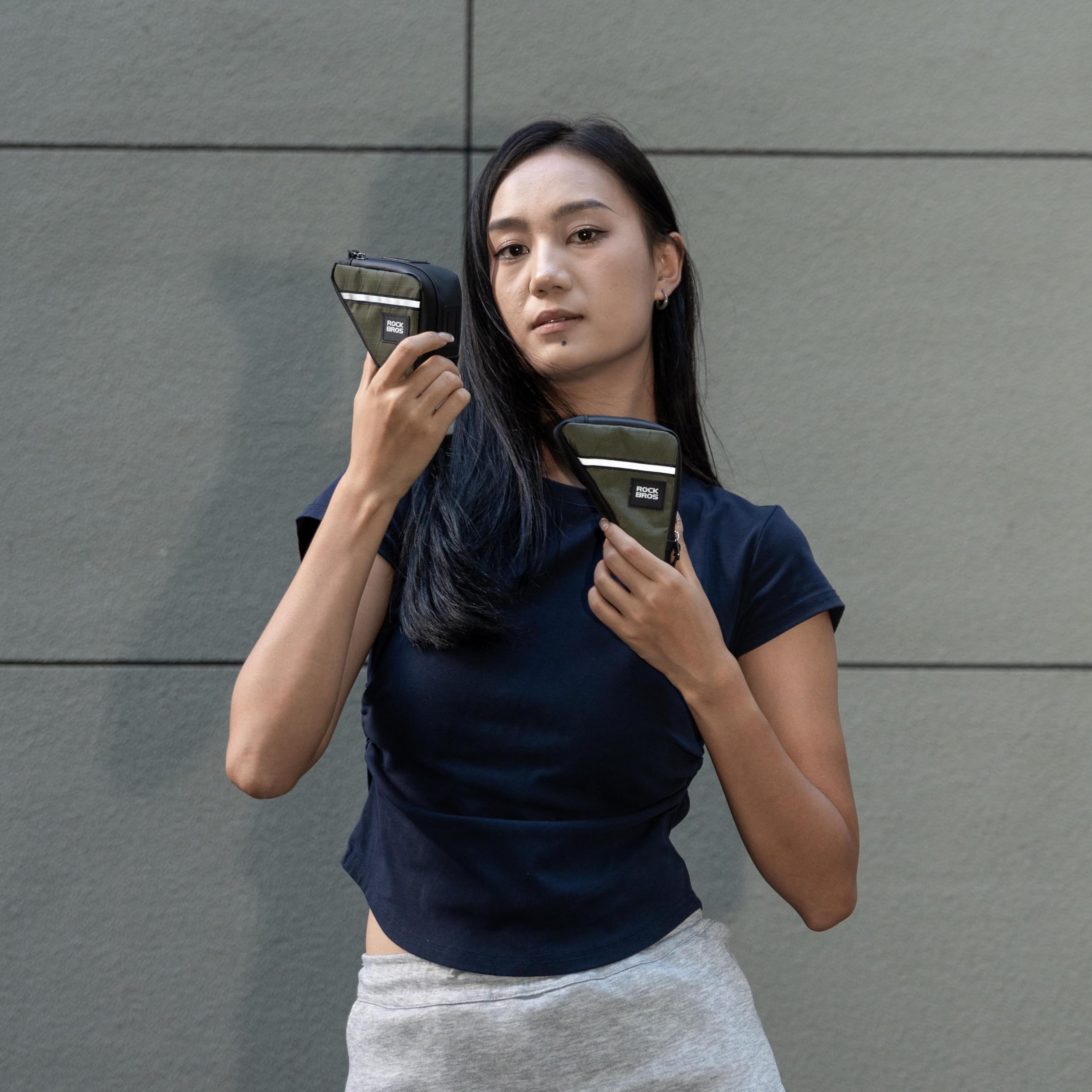 ROCKBROS Bike Frame Pouch Triangle Bag - Waterproof Small Bicycle Bag for Boys, Girls, Men, Women - Road & Folding Bike Accessory - Image 6