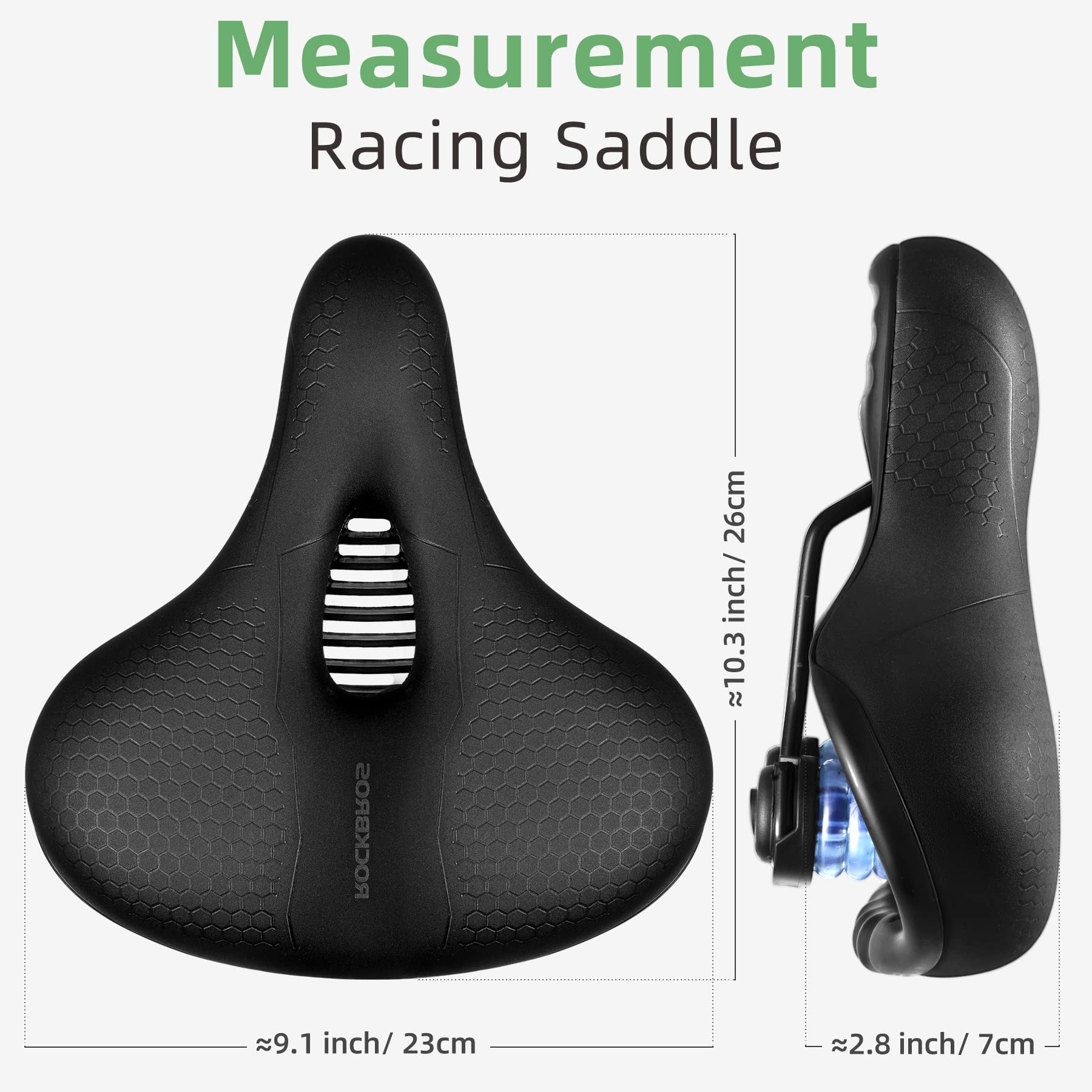 ROCKBROS Bike Seat Memory Foam Bike Saddle Comfortable Waterproof for City MTB Racing Bikes - Image 6