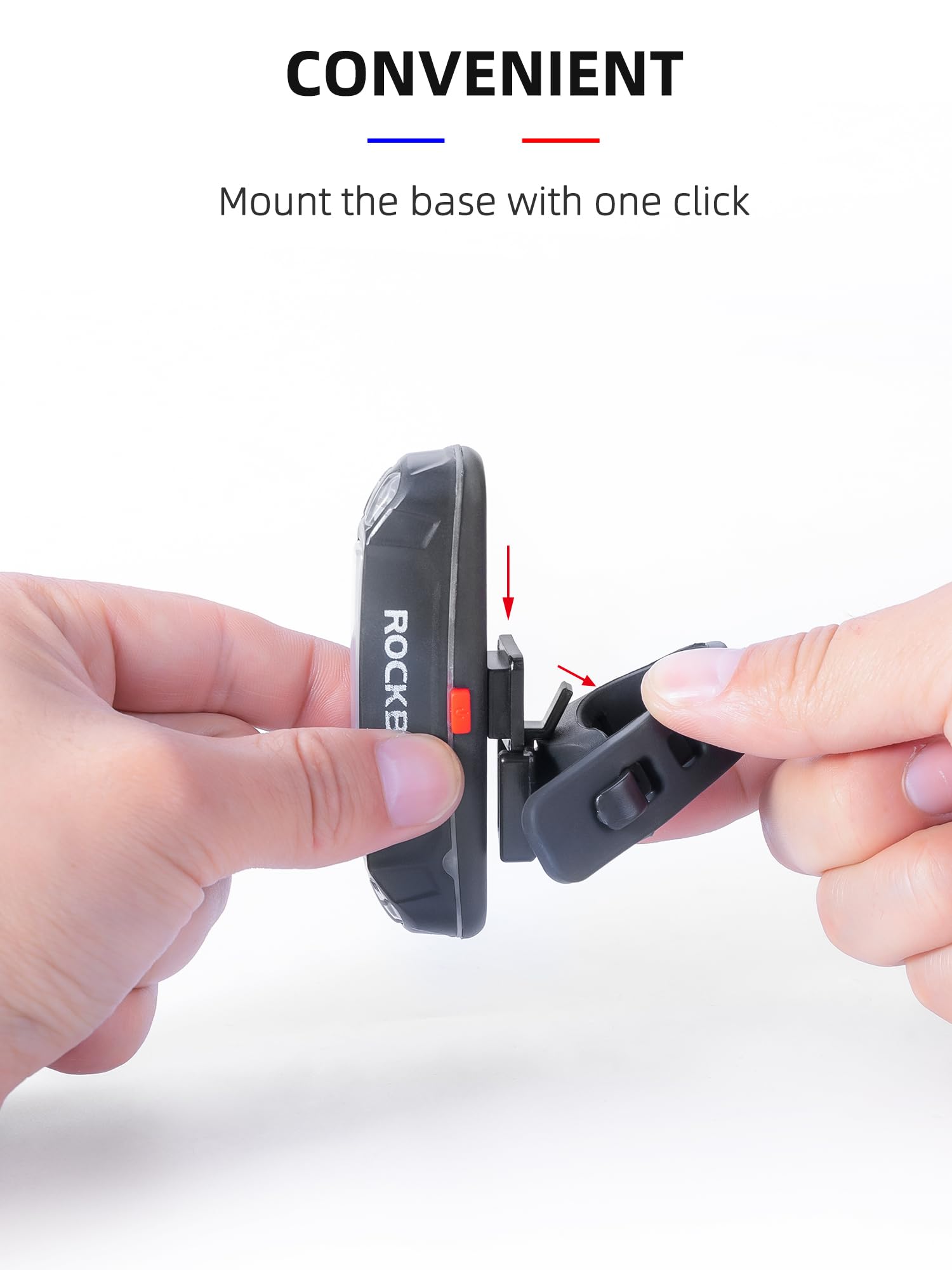 ROCKBROS Bike Tail Light USB Rechargeable LED Bike Rear Light 6 Modes IPX4 Bike Taillight for Night Riding - Image 8