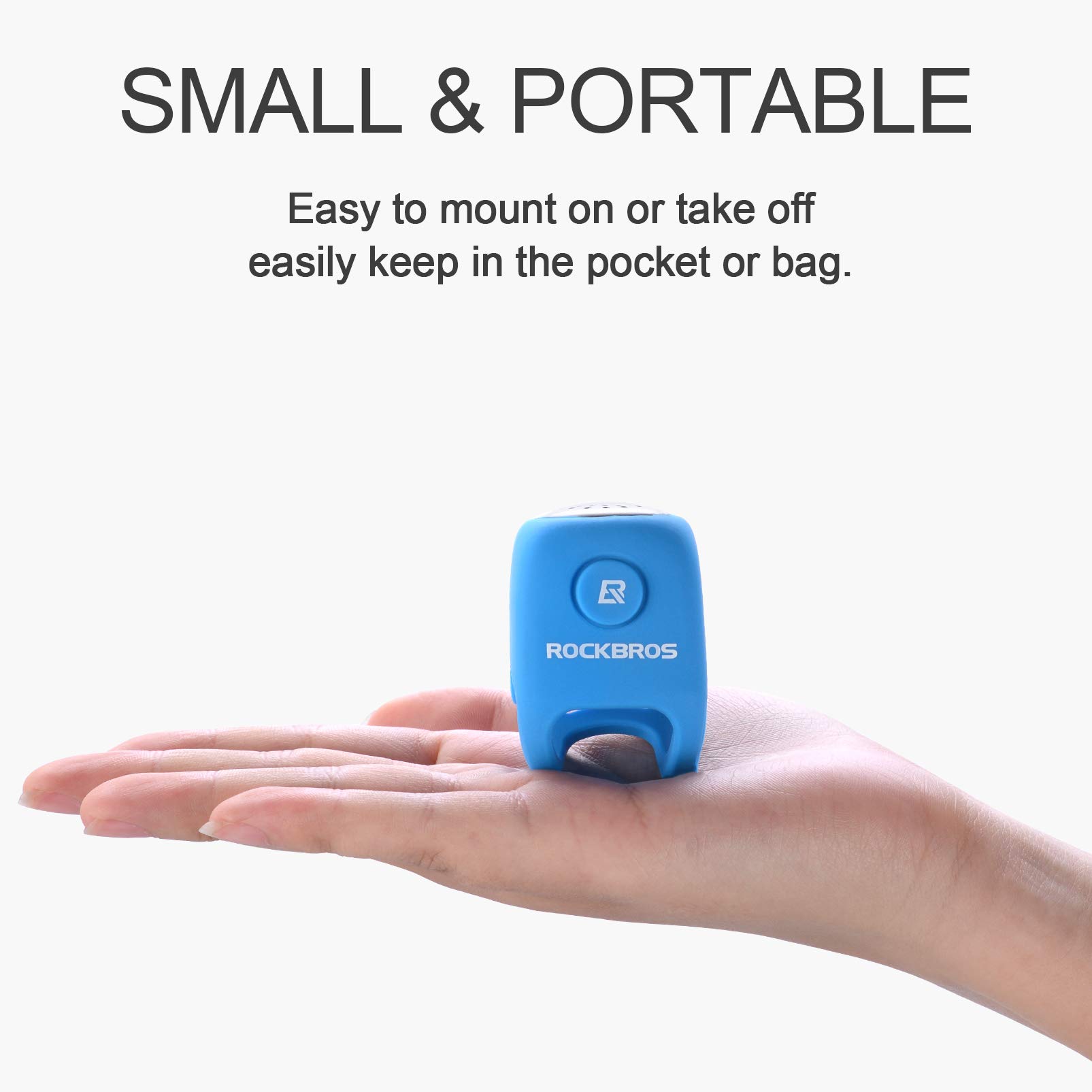 ROCKBROS Electra Bike Bell Electric Cycling Bells Horn Bicycle Horns Water-Resistant Bike Bells - Image 6