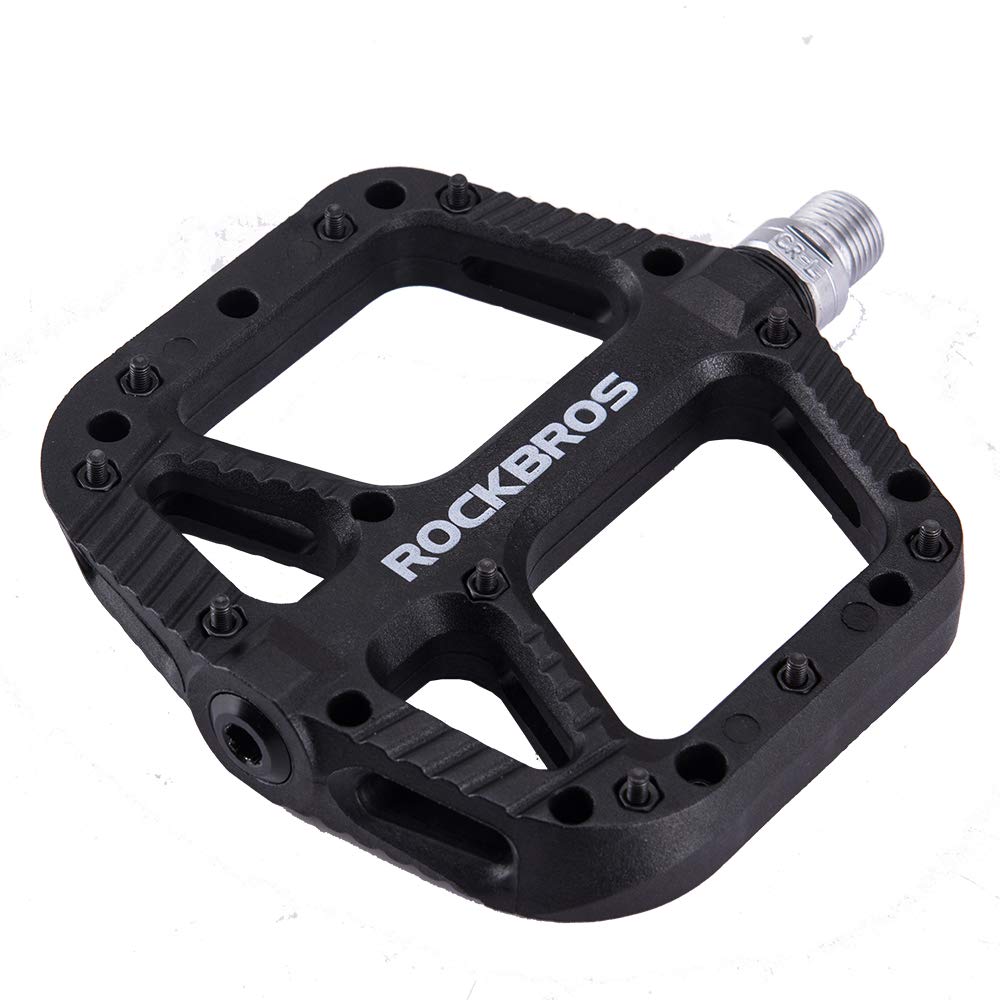 ROCKBROS MTB Pedals Mountain Bike Pedals Lightweight Nylon Fiber Bicycle Platform Pedals for BMX MTB 9/16" - Image 4